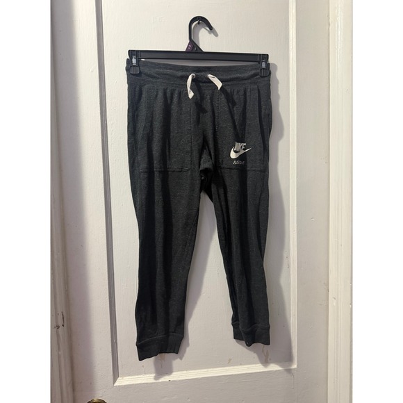 Nike Pants - Nike Womens XS Heather Gray Joggers Organic Cotton Recycled Polyester Sweatpants